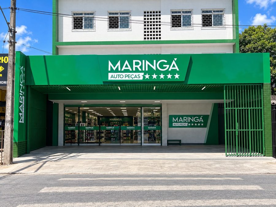 Fachada da loja Maringá Auto Peças em Camaragibe